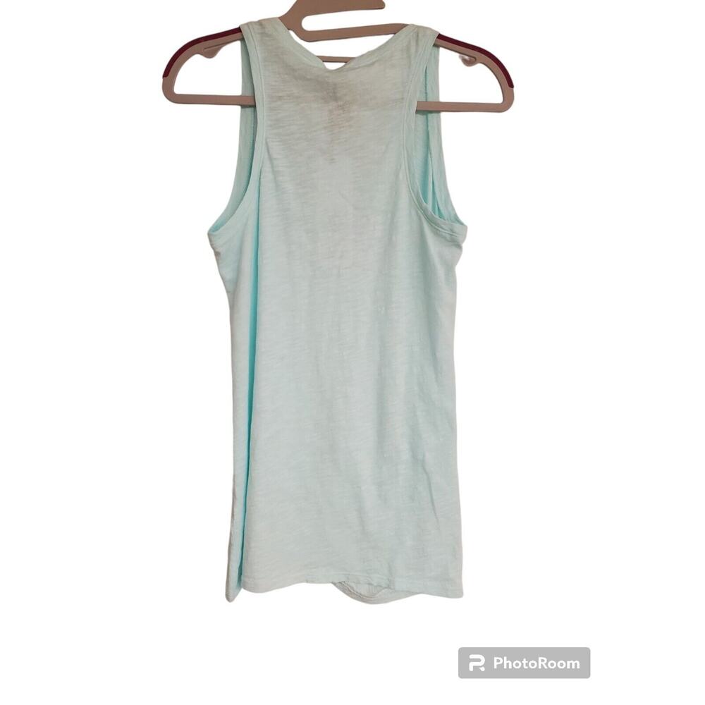 NEW NWT Bobi Teal Tank Top with Front Knot | Size X-Small - Picture 3 of 9